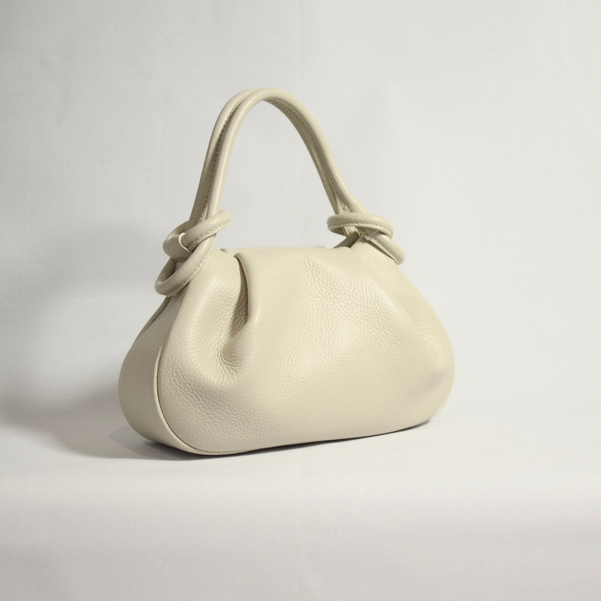 Anello Small Pebbled Leather Handbag