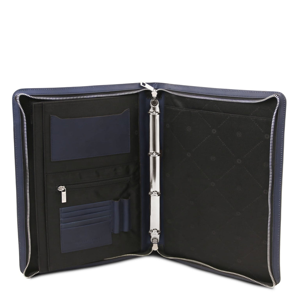 Cesare - Leather document case with handle and ring binder | TL142554