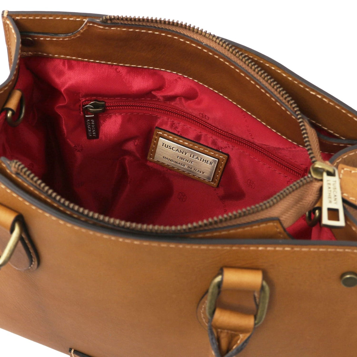 Dama – Tragetasche aus pflanzlich gegerbtem Leder | TL142564