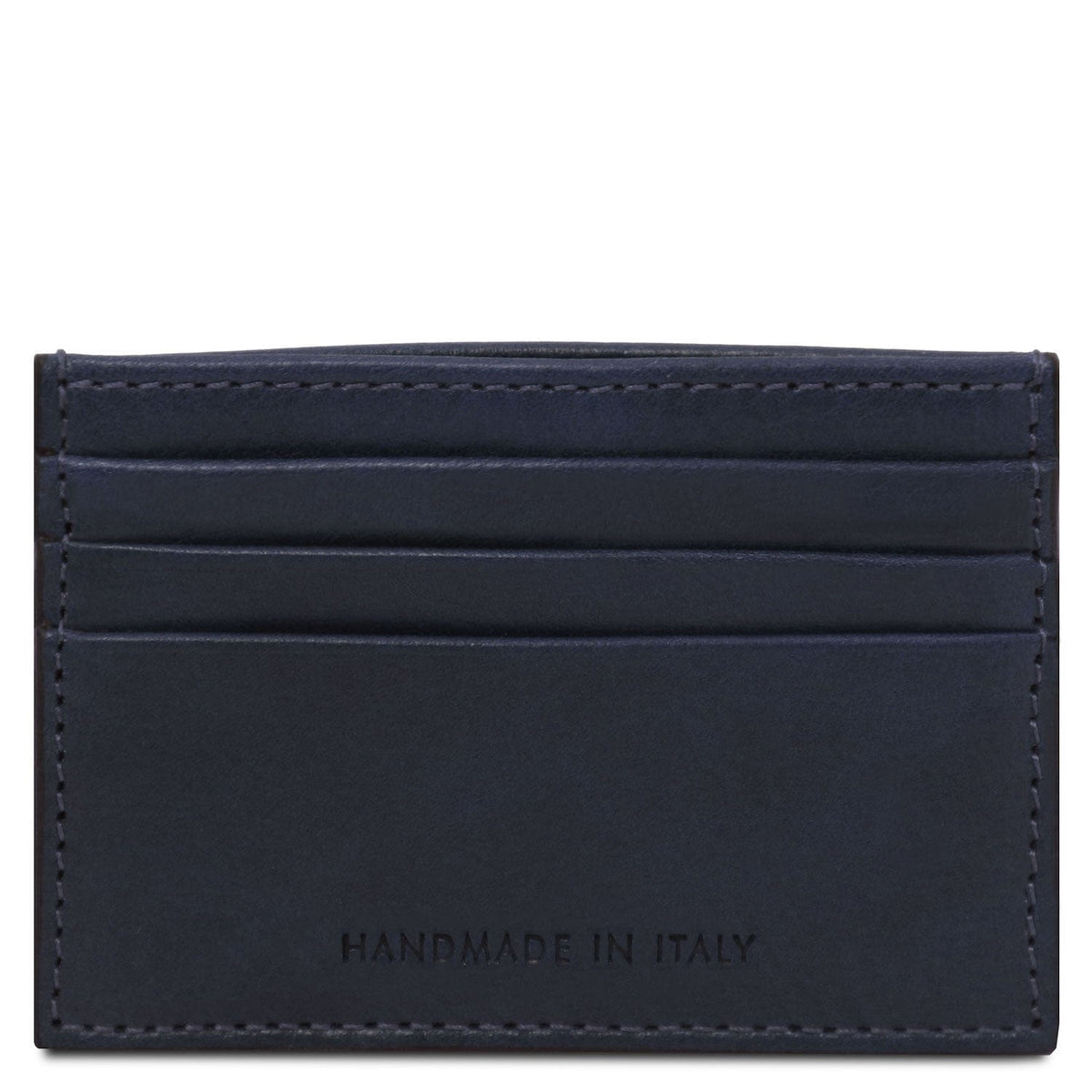 Men leather accessories Leather card holder - 6 cards, smooth full-grain leather | TL142471 San Rocco Italia