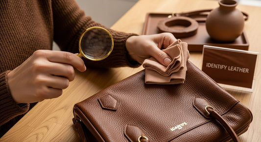 riconoscere una borsa in pelle