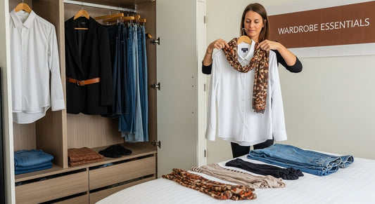 Schals als Garderoben-Accessoires