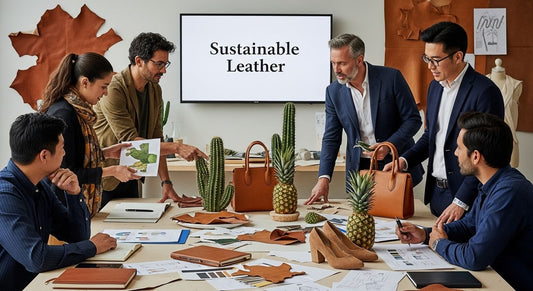 nachhaltiges Modestudio für Leder