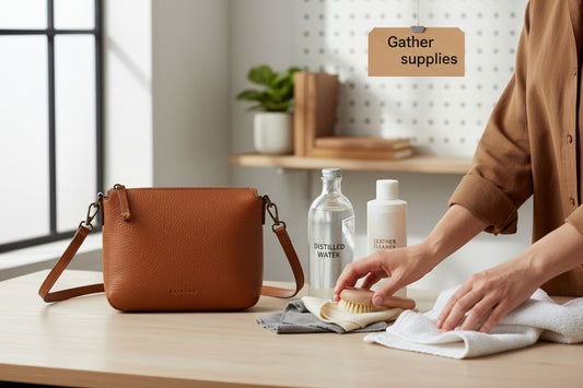 productos de limpieza para bolsos de piel