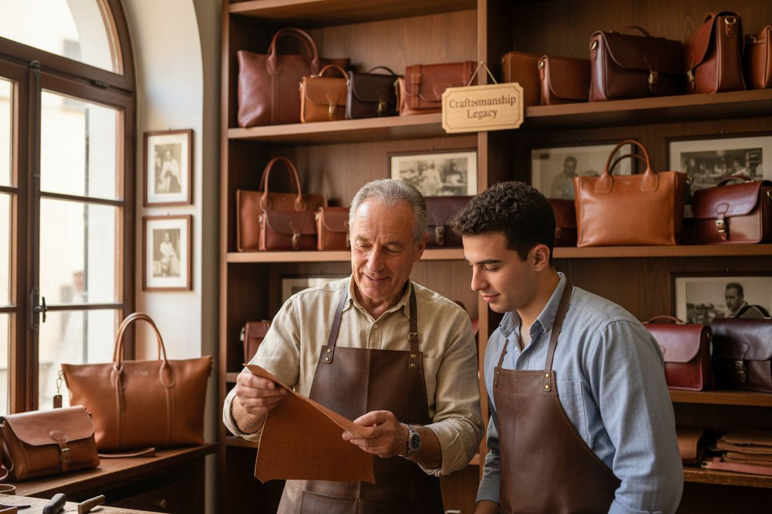 italienische Handwerkskunst für Ledertaschen