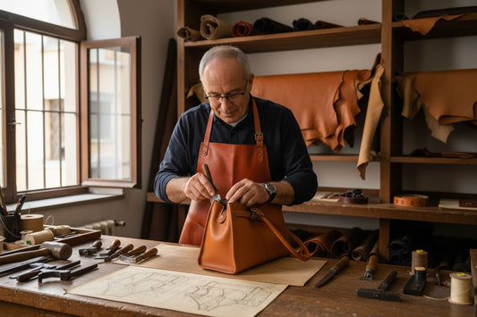 italienische Lederwerkstatt für Kunsthandwerk