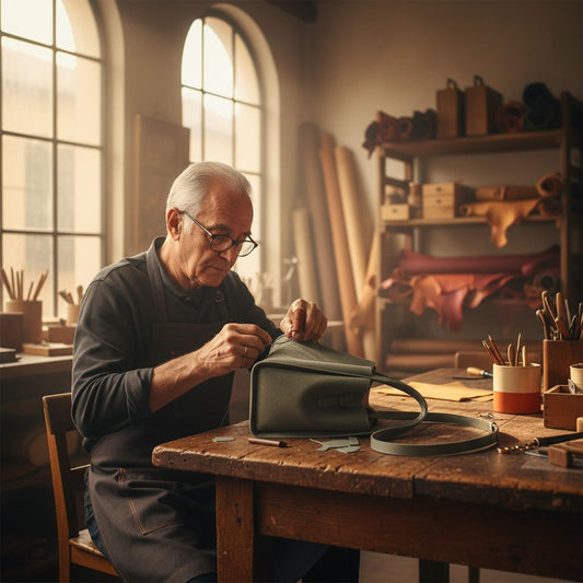 Werkstatt für italienische Luxushandtaschen