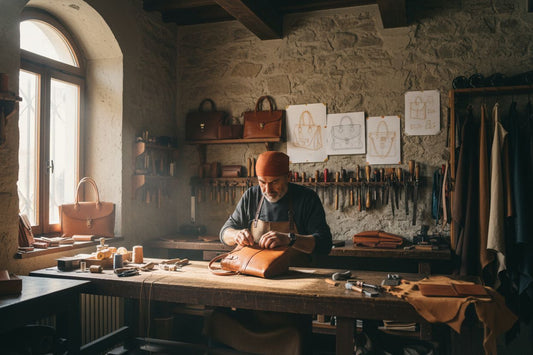 italienischer Lederhandwerker