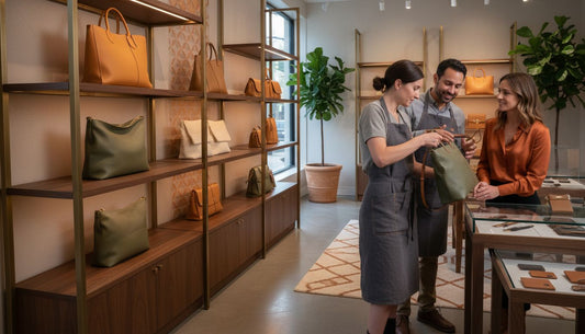 variatie in materialen voor handtassen