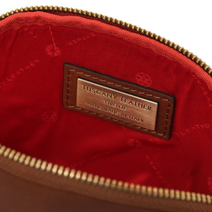 Vera - Vegetable-tanned leather toiletry case