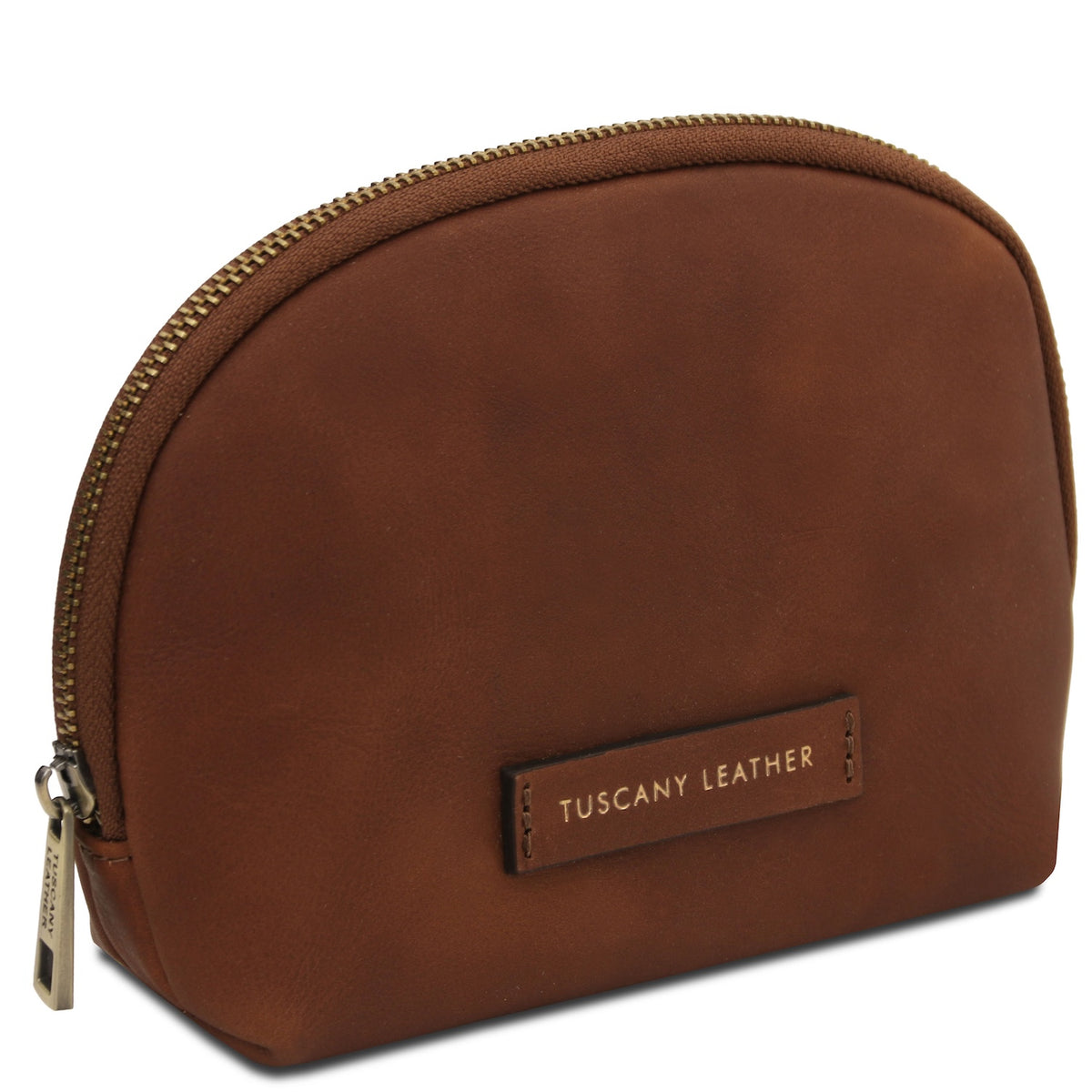 Vera - Vegetable-tanned leather toiletry case