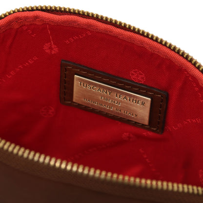 Vera - Vegetable-tanned leather toiletry case