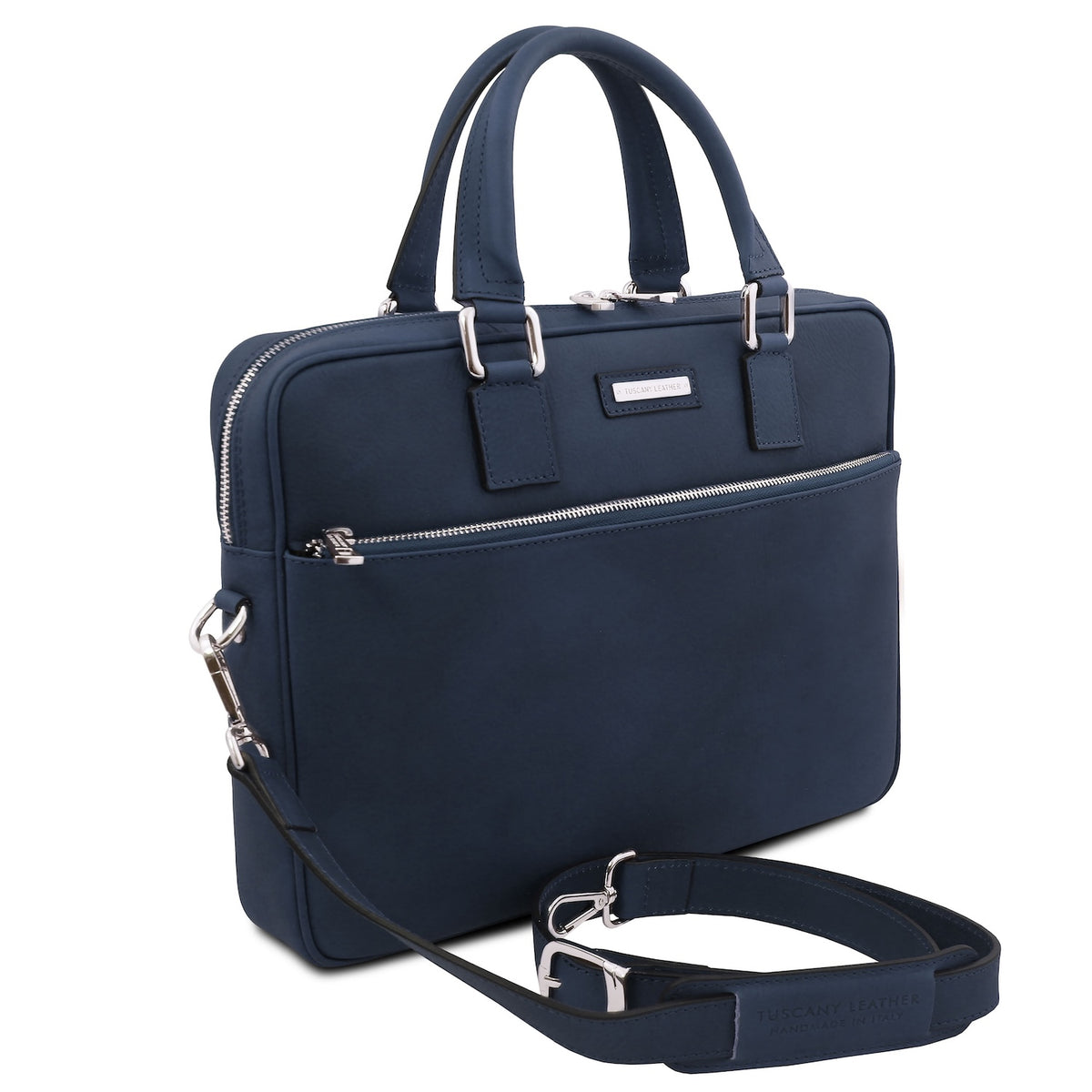 Ferrara - Vegetable tanned leather laptop briefcase