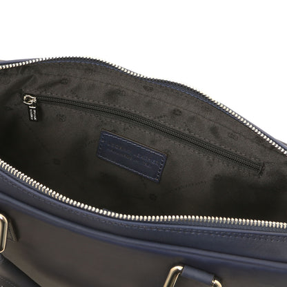 Ferrara - Vegetable tanned leather laptop briefcase