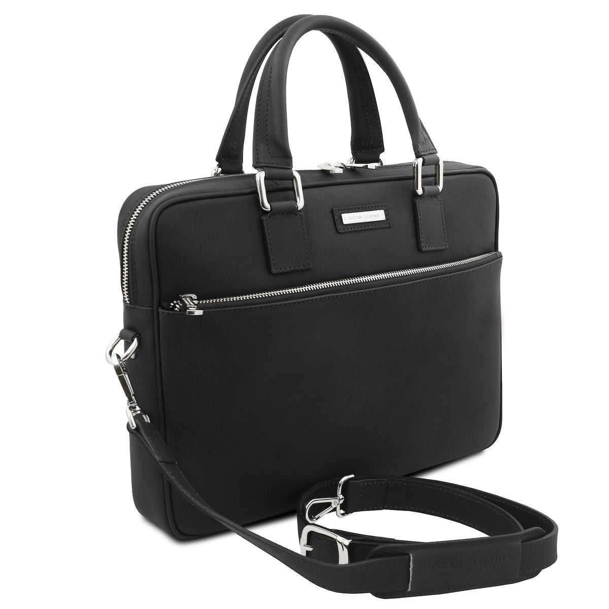 Ferrara - Vegetable tanned leather laptop briefcase