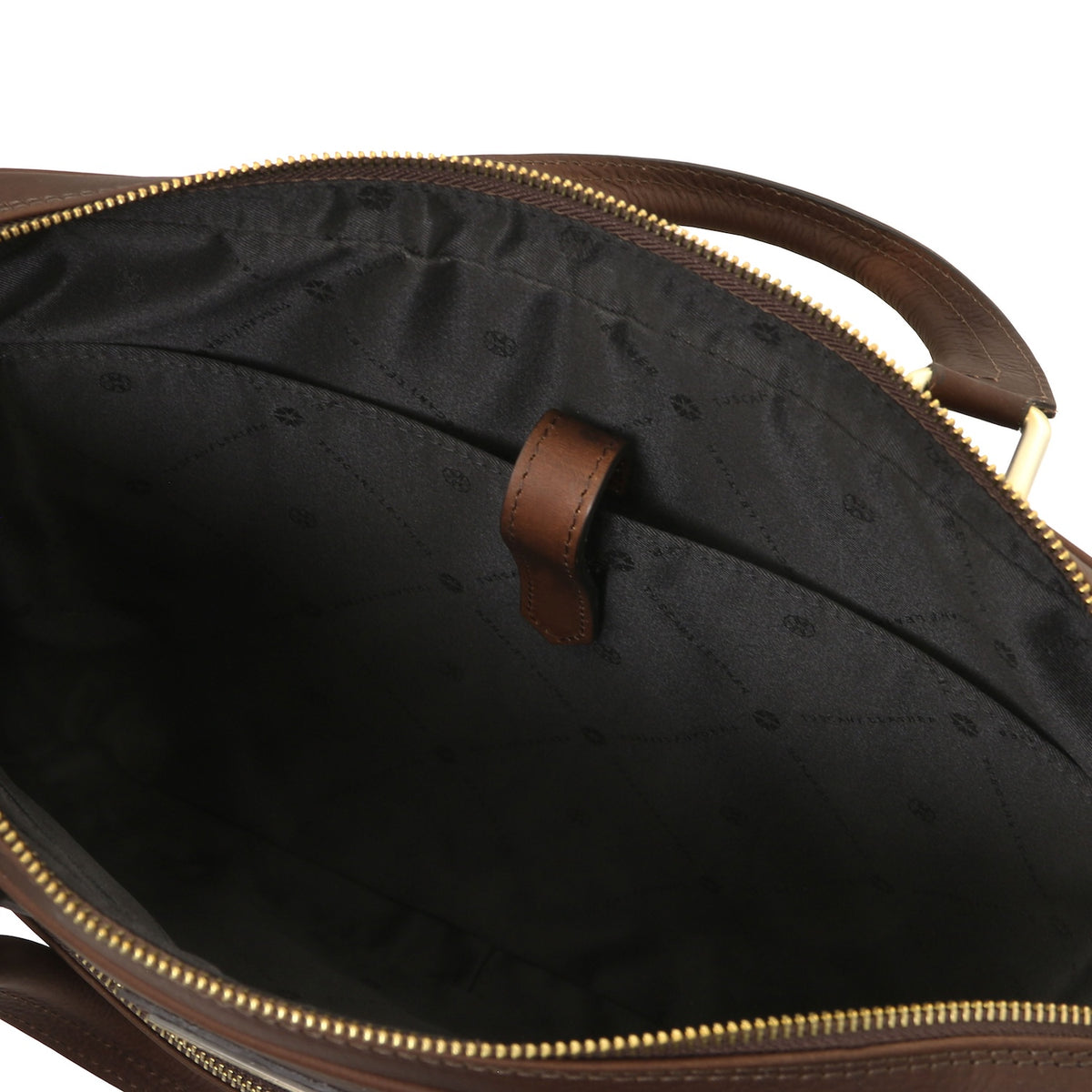 Ferrara - Vegetable tanned leather laptop briefcase