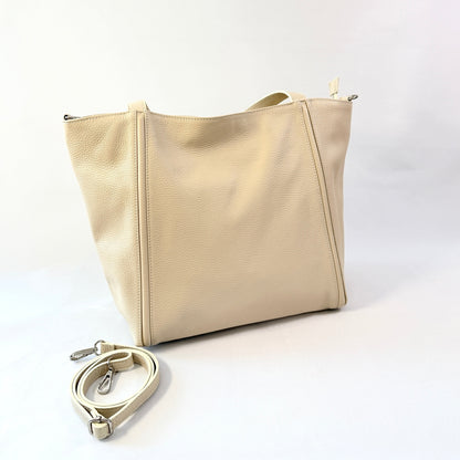 Siena – Borsa tote grande in pelle italiana martellata