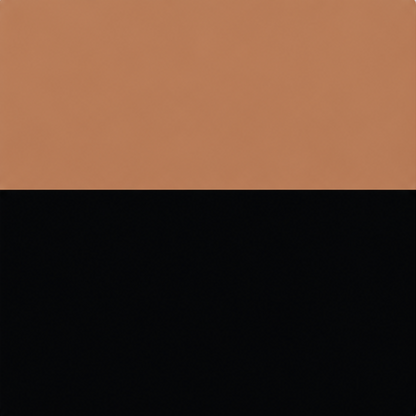 Two-tone cuoio e nero color swatch