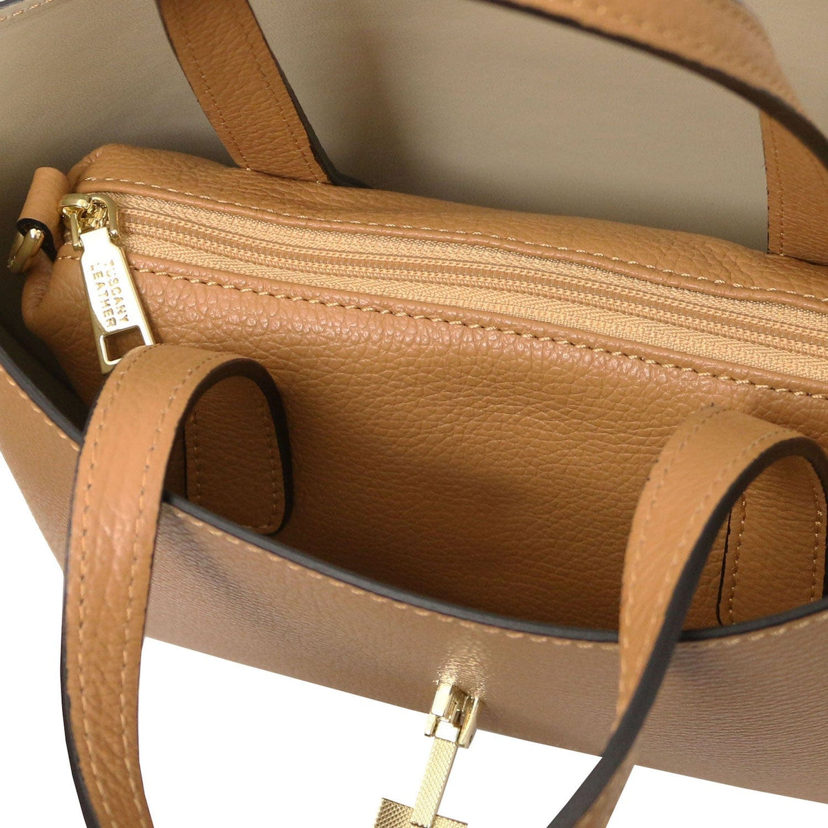 Leather handbags Agatha - Women's leather tote purse | TL142456 San Rocco Italia
