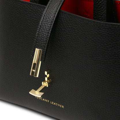 Leather handbags Agatha - Women's leather tote purse | TL142456 San Rocco Italia