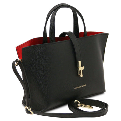 Leather handbags Agatha - Women's leather tote purse | TL142456 San Rocco Italia