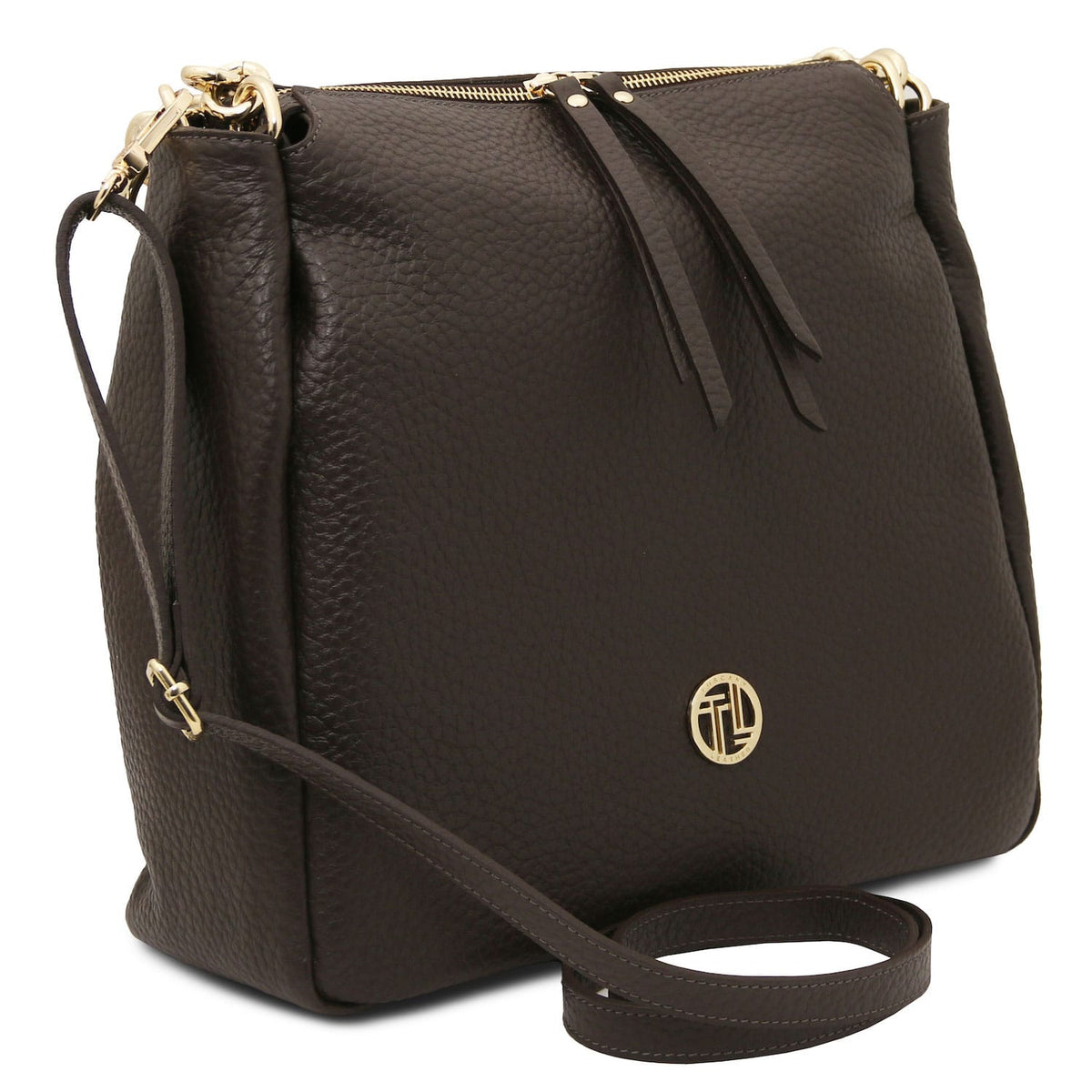 Leather shoulder bags Amy - Soft Italian leather shopping bag | TL142385 San Rocco Italia