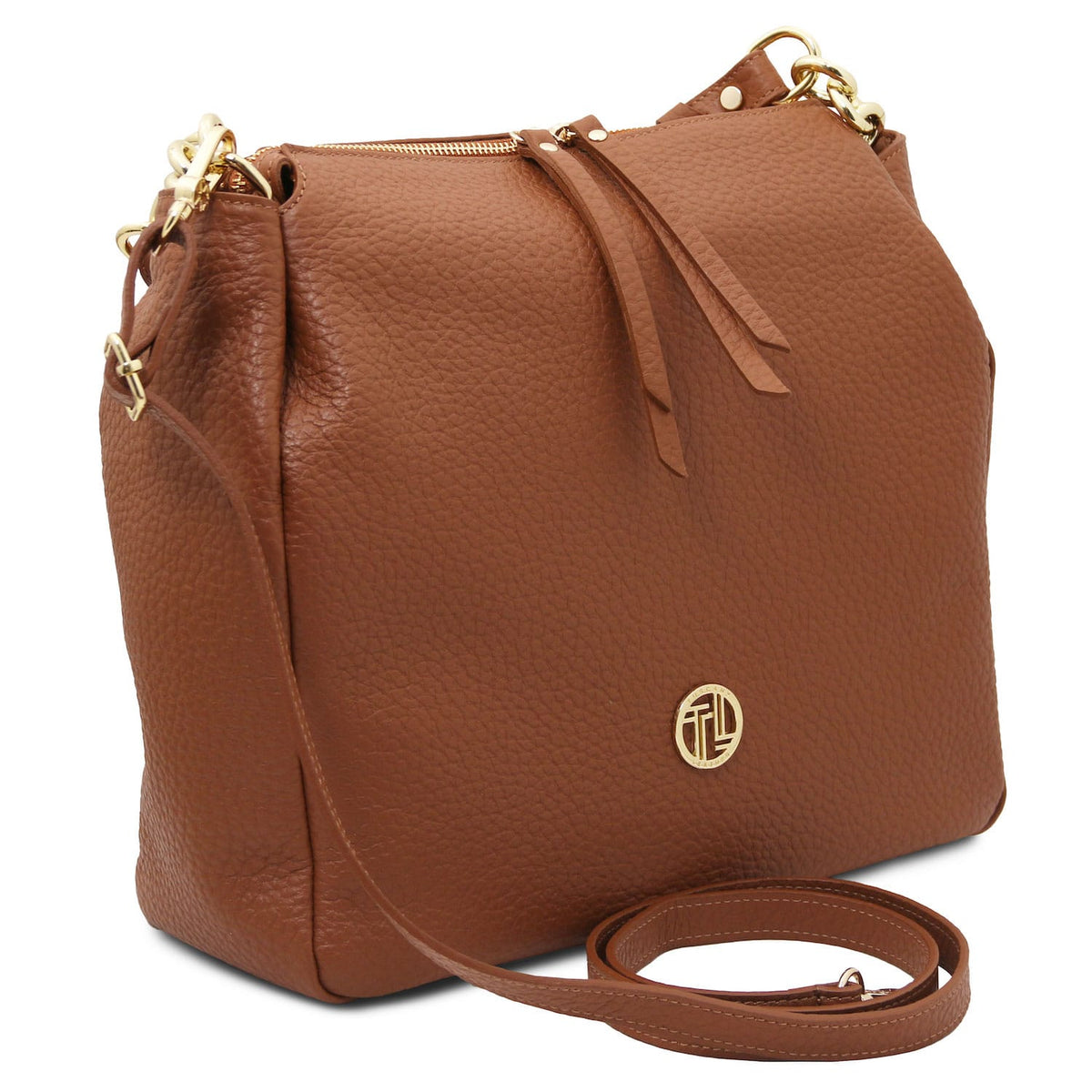 Leather shoulder bags Amy - Soft Italian leather shopping bag | TL142385 San Rocco Italia