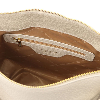 Leather shoulder bags Amy - Soft Italian leather shopping bag | TL142385 San Rocco Italia