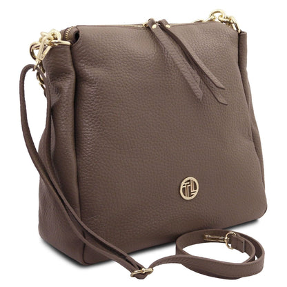 Leather shoulder bags Amy - Soft Italian leather shopping bag | TL142385 San Rocco Italia