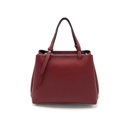 Bolsos de piel Bordeaux Arezzo – Italian Leather Tote Handbag San Rocco Italia