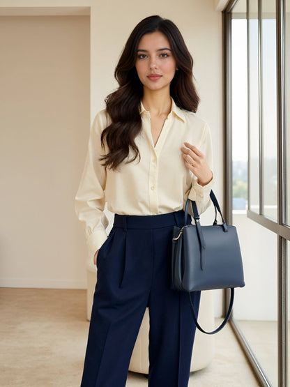 Bolsos de piel Arezzo – Italian Leather Tote Handbag San Rocco Italia