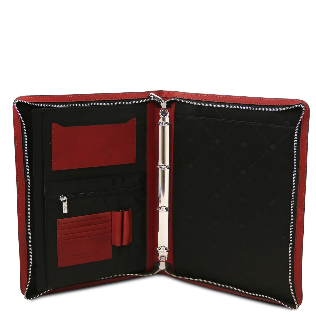 Augusto - Leather document case with ring binder | TL142555
