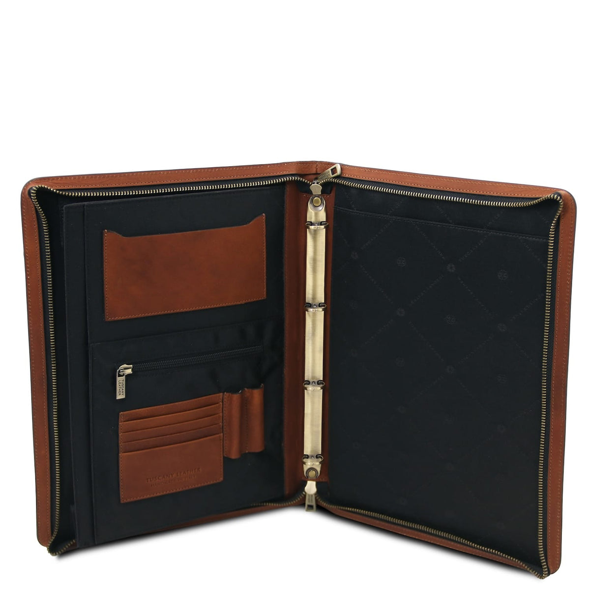 Augusto - Leather document case with ring binder | TL142555