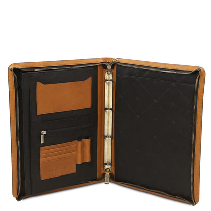 Augusto - Leather document case with ring binder | TL142555