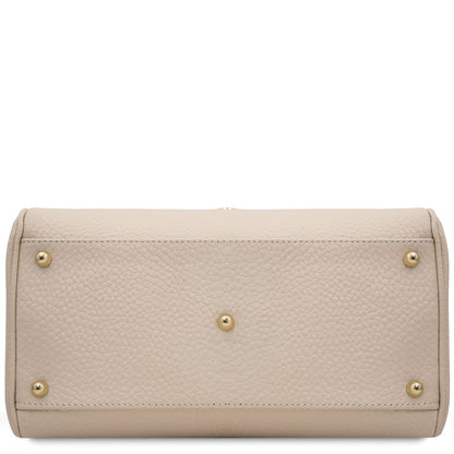 Barrique - Small leather duffle handbag | TL142586