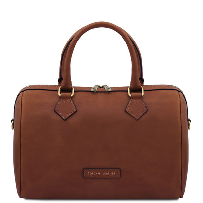 Barrique - Borsone in pelle conciata al vegetale | TL142573