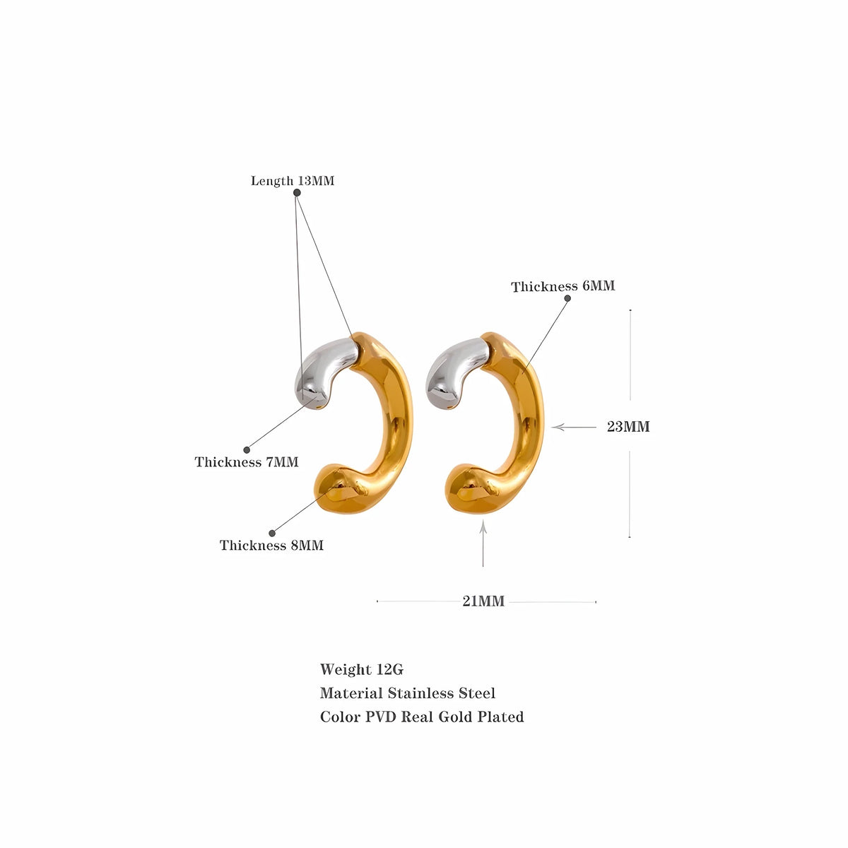 Pendientes Dafne
