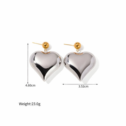 Pendientes de Corazón Emma XL