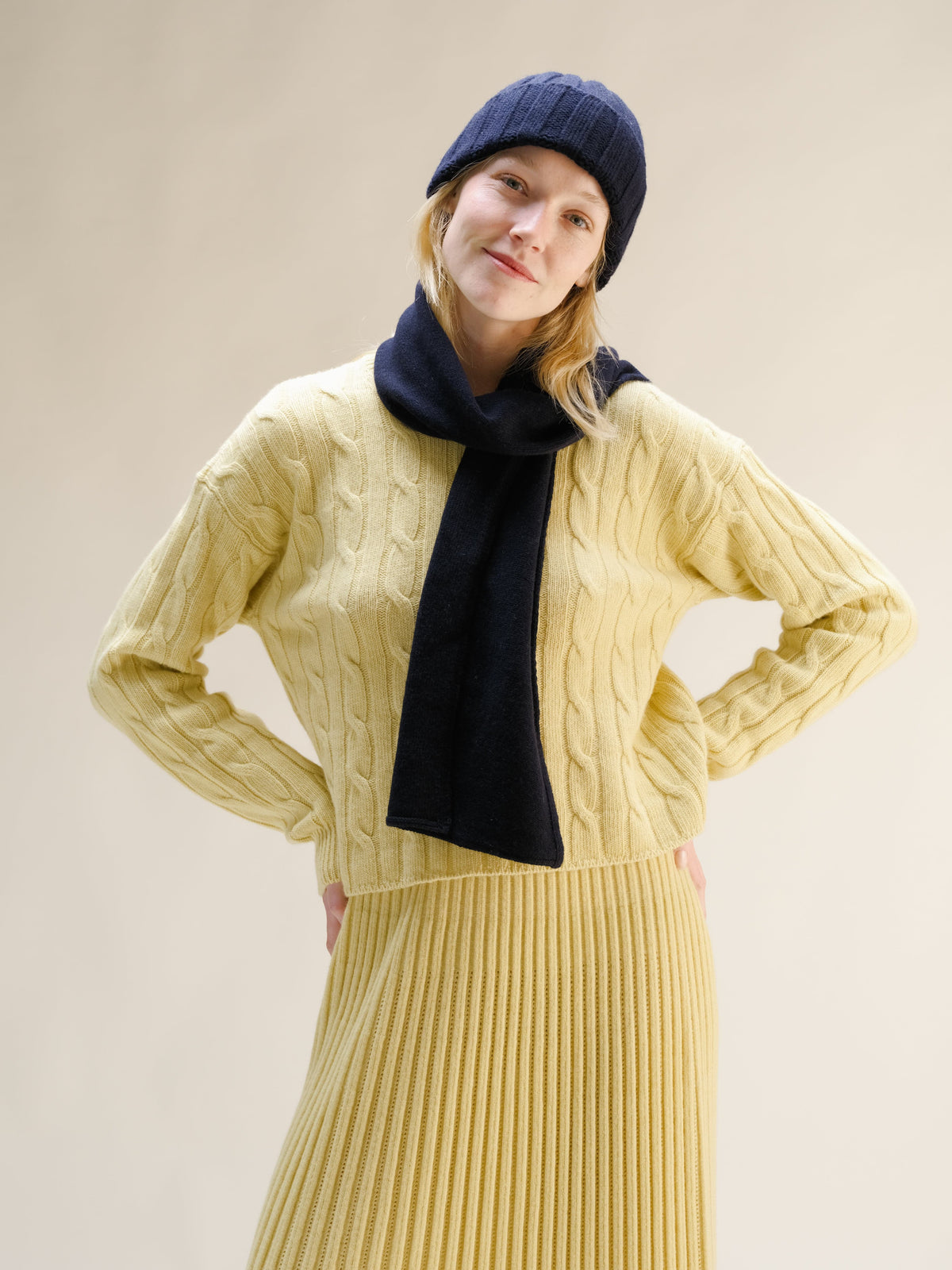 Maglieria Cashmere Mix Sciarpa San Rocco Italia