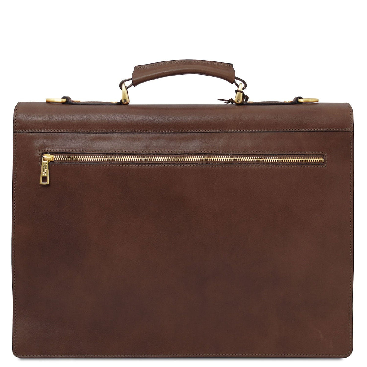 Maletines de piel Cremona - 3 compartment matte leather briefcase | TL142448 San Rocco Italia