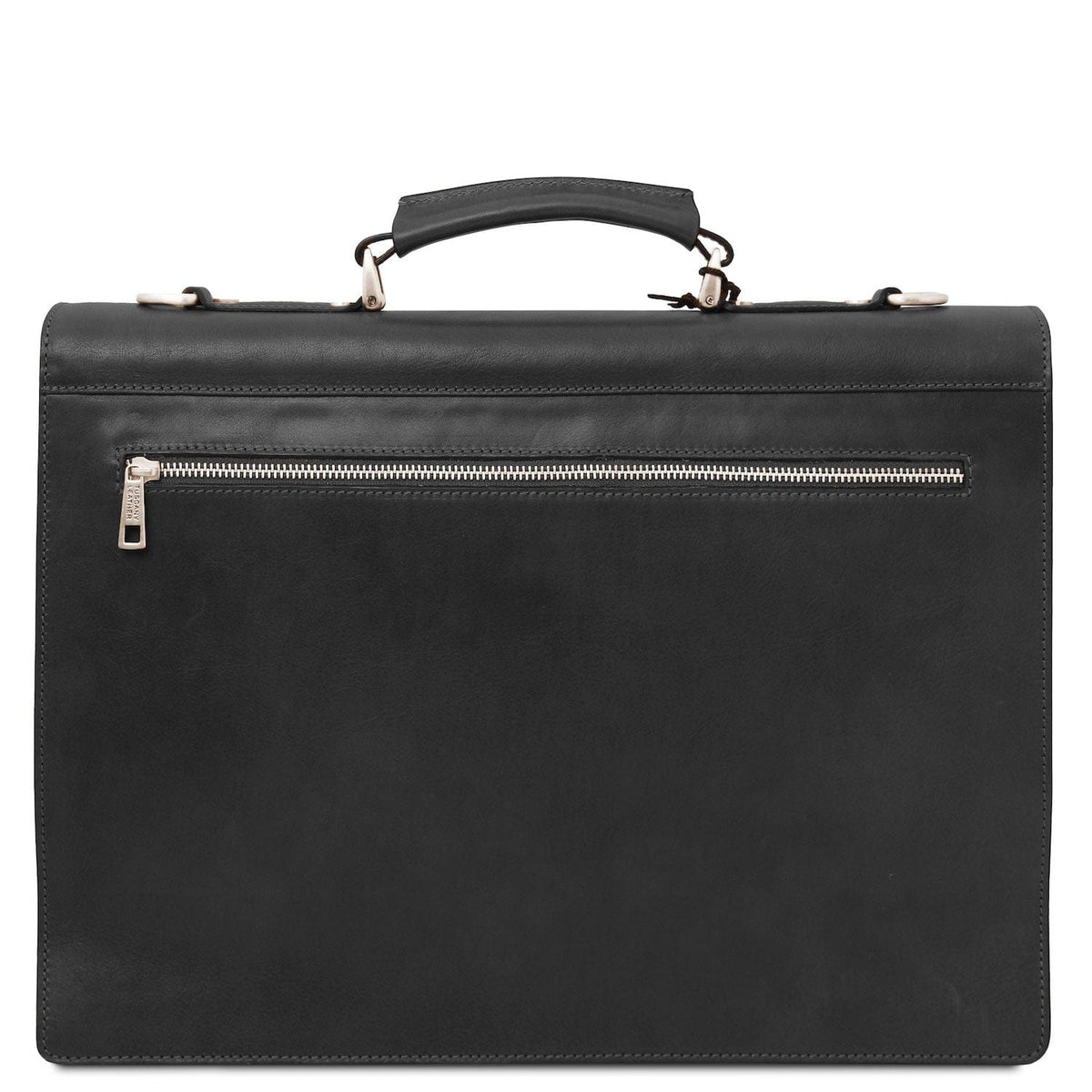 Maletines de piel Cremona - 3 compartment matte leather briefcase | TL142448 San Rocco Italia