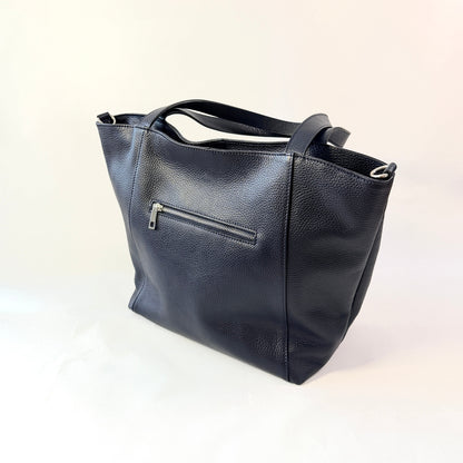Siena – Borsa tote grande in pelle italiana martellata