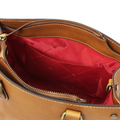 Dama – Tragetasche aus pflanzlich gegerbtem Leder | TL142564