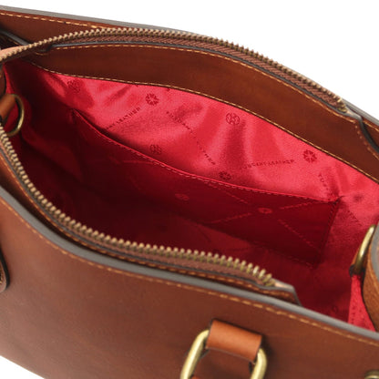 Dama – Tragetasche aus pflanzlich gegerbtem Leder | TL142564