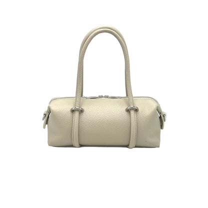 Sac Boston Lucca petit format horizontal en cuir grainé