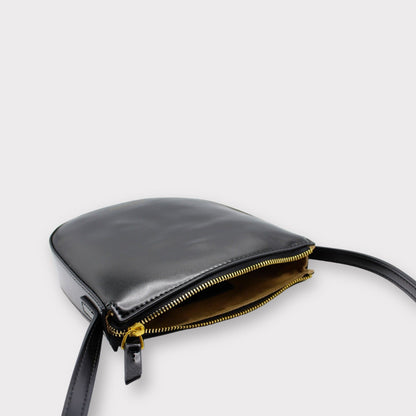 Handbag & Wallet Accessories Eva - Apple Leather Crossbody Bag - Black San Rocco Italia