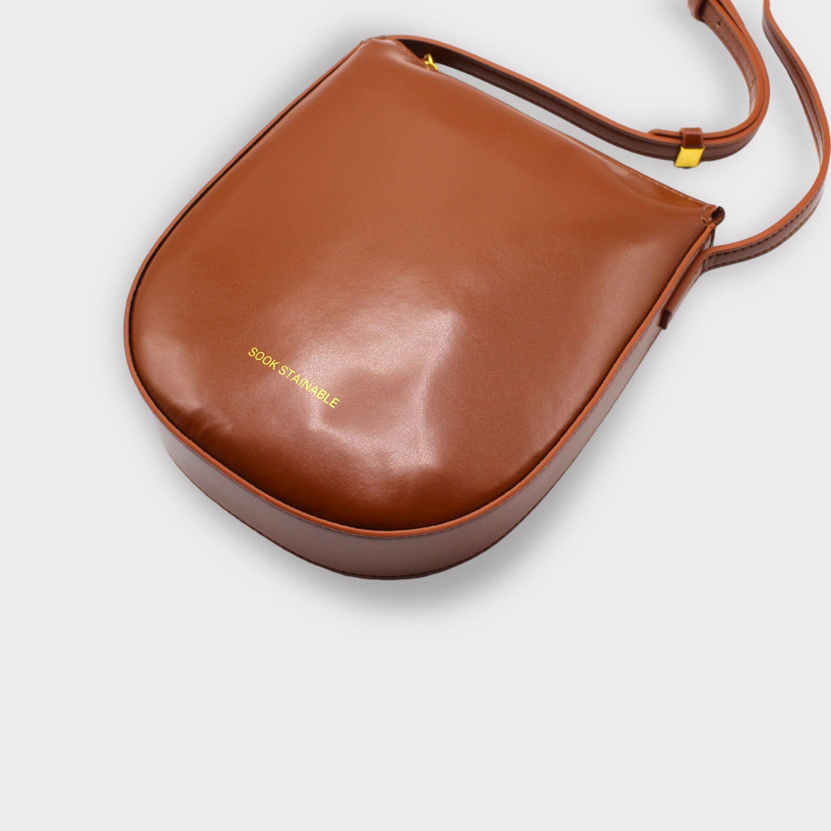 Hebag & Wallet Accessori Eva - Apple Leather Crossbody Bag - Marrone San Rocco Italia