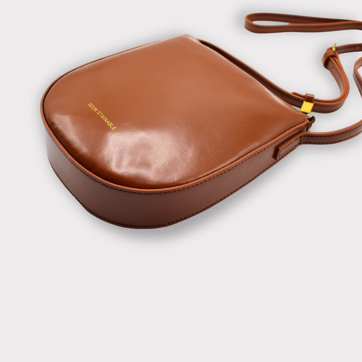 Hebag & Wallet Accessori Eva - Apple Leather Crossbody Bag - Marrone San Rocco Italia