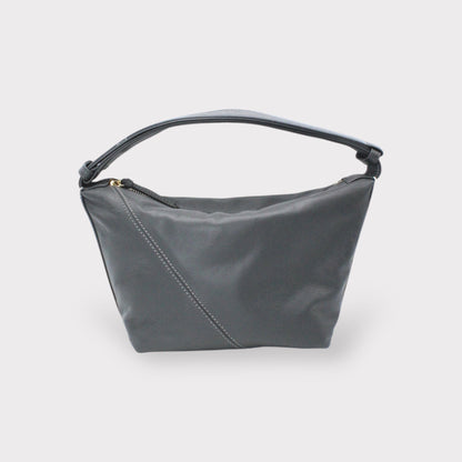 Handbag & Wallet Accessories Evy - Genuine Leather Pouch Shoulder Bag - Ash Grey San Rocco Italia