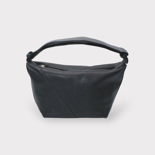 Handbag & Wallet Accessories Evy - Genuine Leather Pouch Shoulder Bag - Black San Rocco Italia